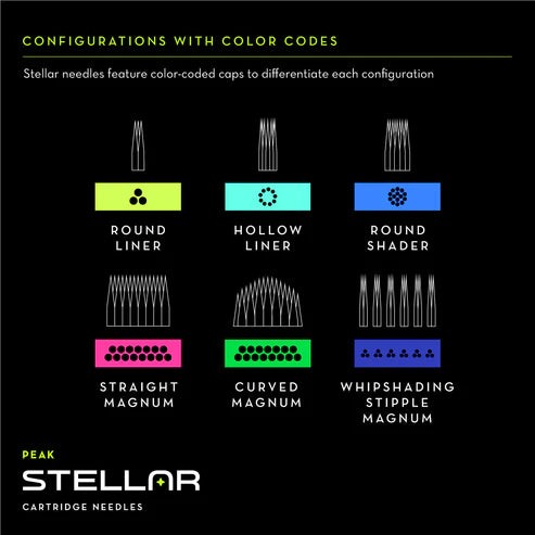 Peak Stellar Round Shader Cartridges