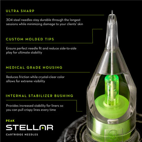 Peak Stellar Round Shader Cartridges