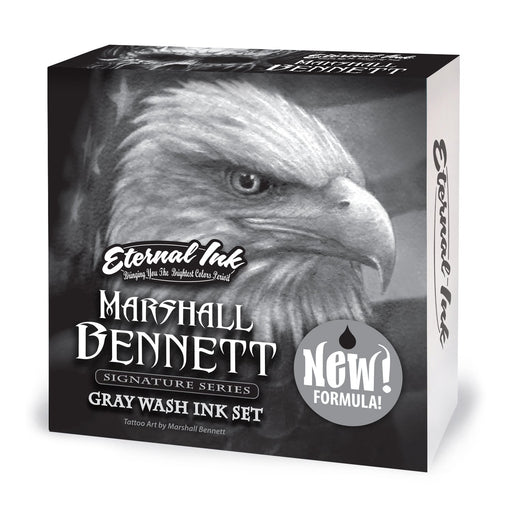 Marshall Bennett Gray Wash Set, 1 oz | Eternal Ink Tattoo Supply