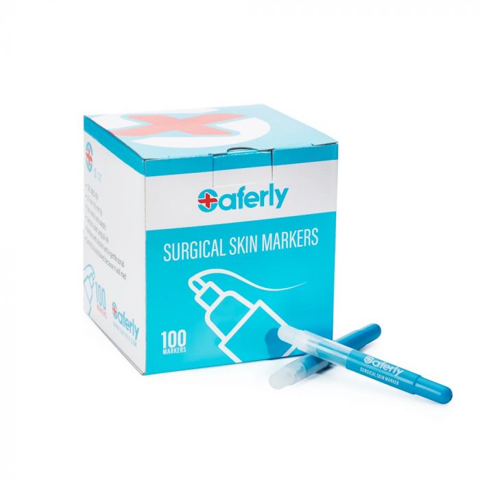 Saferly Mini Surgical Skin Markers — Sterilized and Interchangeable — Box  of 30